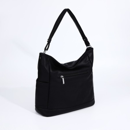 Bagon-tout on lightning, 3 outer pockets, black color-1