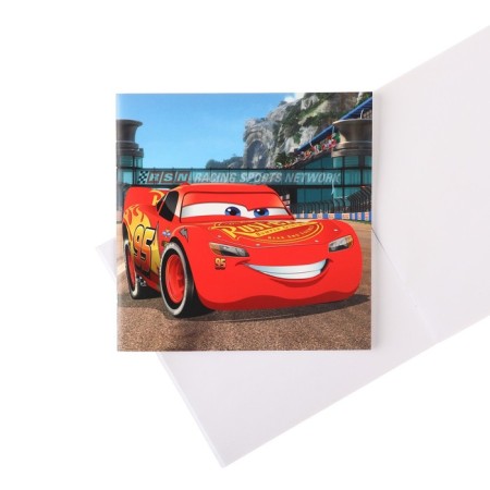 Office set, notebook, sharpener, eraser, pencil, scissors, cars-8
