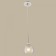Suspended Citilux “Bugs” CL157111, 15x15x45 cm, 1x75W, e27, gray color gray