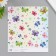Scrapbooking Paper "Butterfly Garden density 180 grams set 10 pcs 15.5x17 cm