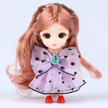 Trick "Doll" with long hair, 9 cm