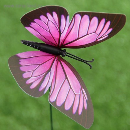 Sadter Garden "Butterfly" 10x8cm, 30cm, mix / packing 25pcs, price per pcs-6