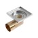 Gag Aflorn AF20610-10, D = 50 mm, horizontal, 100x100 mm, brass, chrome