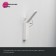 Hook single IDDIS Slide Sliwt10i41, 30x38x95 mm, white matte