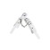 Toyfa Theatre's handcuffs, white