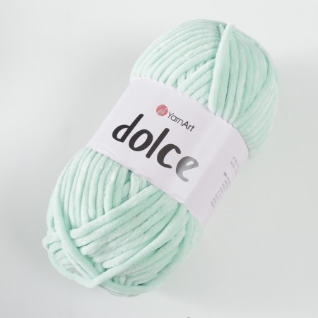 Yarn "Dolce" 100% micropoliester 120m/100g (753 mint)-2