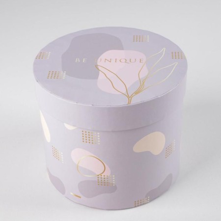Gift round, packaging, "delicate", 14 x 16 cm