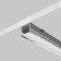 Aluminum profile LED Strip Alm005S-2M, 200x1.6x1.2 cm, silver color