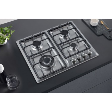 Hon surface MBS PG-605, gas, 4 burners, mechanical. Management, silver-3