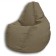 The hand-bag “pear” is positive karate, size m, diameter 70 cm, height 90 cm, velor, brown color