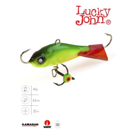 Balancir Lucky John Baltic 6 + tee, 6 cm, color 26rt blister