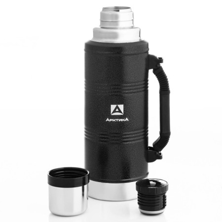 Thermos "Arctic. UAZ", 2.2 l, with a pen, retains heat 48 hours, black-3