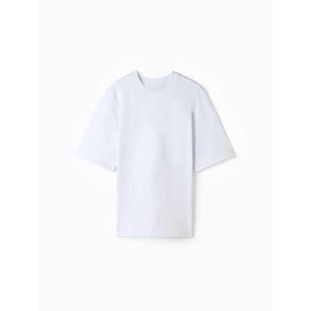 T-shirt male plain Minaku Oversize Fit: Color Gray Rr. 48