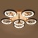 Causteen with PDU 661315/6 LED 120W 3 modes 3000-6000k coffee 59x59x13.5 cm