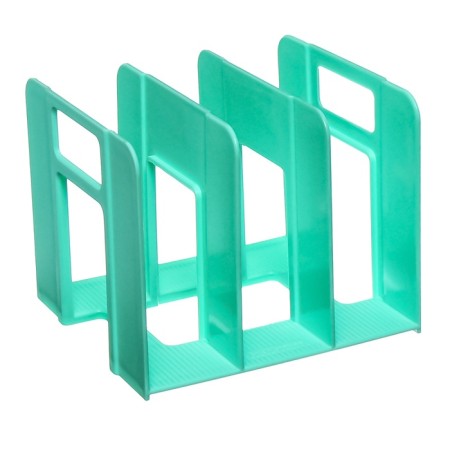 Vertical papers, 3 departments, Erichkrause "Techno Pastel Bloom", Green