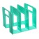 Vertical papers, 3 departments, Erichkrause "Techno Pastel Bloom", Green