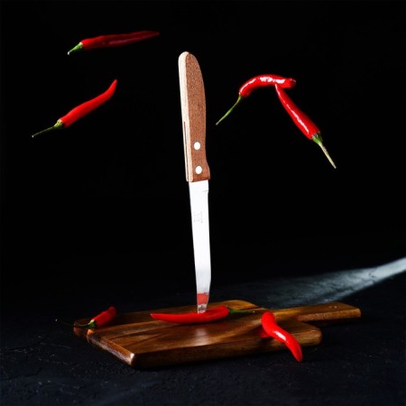 Knife Kitchen shade "Elbrus", blade 11.5 cm-2