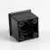 Square support 50x50, black