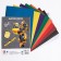 Color paper, A4, 18 sheets, 10 colors, non -unilateral, on paper, 48 g/m², transformers