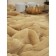 Texrepublic blanket, size 200x220 cm, ocher color