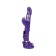 Vibrator with a clitoral stimulator Toyfa A-Toys, TPR, purple color, 22.5 cm