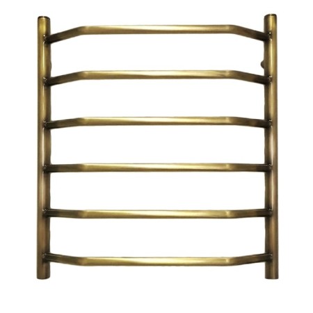 Water towel Domoterm "Laura", P6, 6 crossbars, 500 x 600 mm, bronze