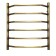 Water towel Domoterm "Laura", P6, 6 crossbars, 500 x 600 mm, bronze