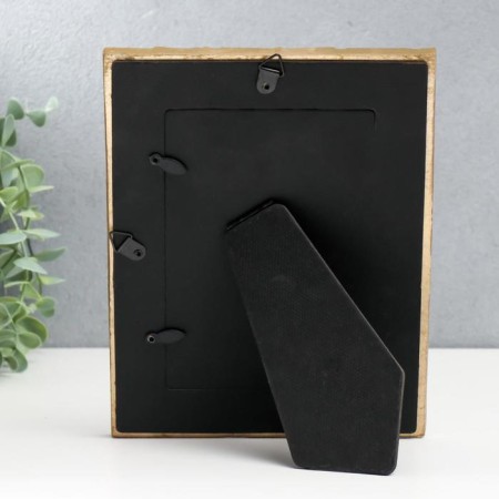Photo frame Polystone 10x15 cm "Skeleton leaves" gold 21x16.5 cm-3