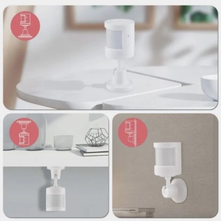 Movement sensor Mones Zb-Sis, Zigbee, IR, angle 150 °, Push notifications, up to 7m, CR2450-1