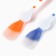 A set of heat -sensitive spoons for feeding, 16.5 cm., 2 pcs., Blue/orange color