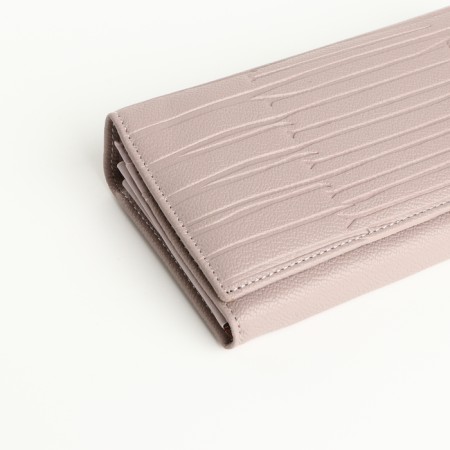 Women's wallet on magnets, gray color-2