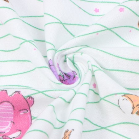 Diaper crumb I am "fairy -tale heroes", 90*120 cm, 100 cotton, flannel-3
