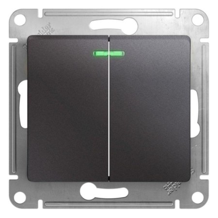 Switch Sche GSL001353 Glossa, SP, 10A, 2 keys,