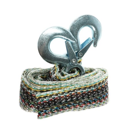 Torso towing cable, 3.5 t, 4 m, 2 hooks