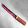 The souvenir is wooden "Tanto knife", in the scabbard, pink