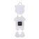 Watch wall interior children's "Bear", discrete move, 16 x 42 cm