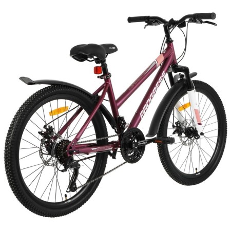 Bicycle 24 "Progress Ingrid Pro Rus, burgundy color, p. 15"-3
