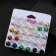 Pusets 15 pairs "Rachel" bead d = 10 mm, color mix