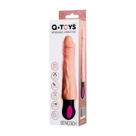 Realistic Toyfa A-Toys BeneDick Vibrator, TPE, 12 modes, 18 cm-2