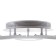Causteen from PDU 1968/5 LED 170W 3000-6000K Dimmer white 58x58x6 cm Bayerlux