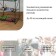 Rabbage for seedlings, 4 shelves, 160 × 60 × 40 cm, metal frame d = 16 mm, without a case