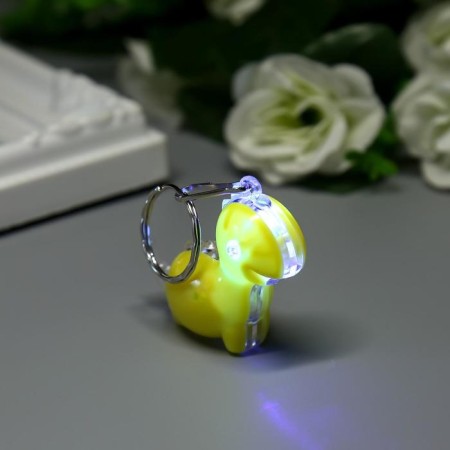 Light Light on the Ring "Dinosaurus-Malysh" flashes mix 3.5x2x3.5 cm-2