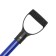 Baying shovel, acute, l = 143 cm, metal stalk with a V-handle