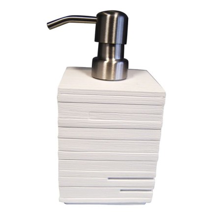 Brick liquid soap dispenser, white color
