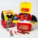 A set of builder with tools of the game "Suitcase" a backpack with instruments, Mickey Mouse
