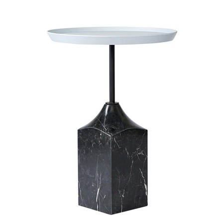 Coffee Sustainable table, 377 × 377 × 530 mm, gray / black and white color-3