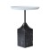Coffee Sustainable table, 377 × 377 × 530 mm, gray / black and white color