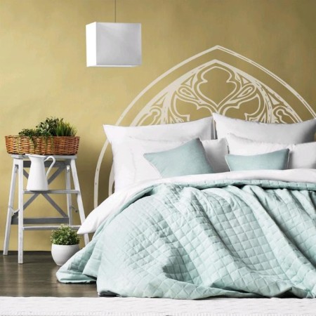 Konni set: cover of 160 x 220 cm, pillowcases 40 x 40 cm - 2 pcs, blue-1