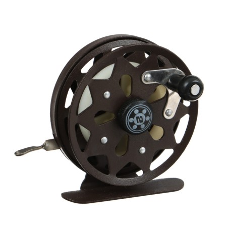 Inertial coil, metal, 2 bearings, diameter 6.5 cm, dark brown color, TL65A-5