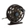Inertial coil, metal, 2 bearings, diameter 6.5 cm, dark brown color, TL65A